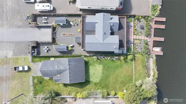 Overhead view of this stunning property.