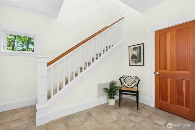 Heading upstairs to the three bedrooms.