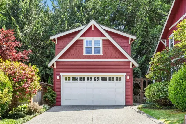 Heading over to the Studio above the detached 2-car garage.