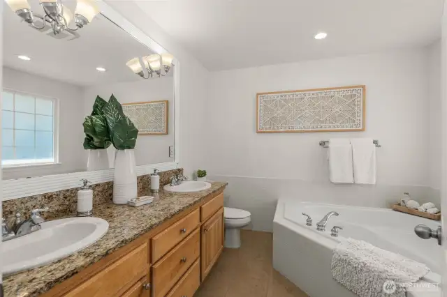 ...luxurious 5-piece ensuite...