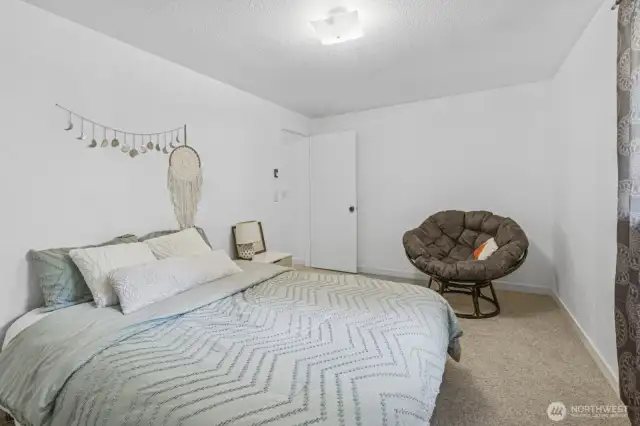 One of two bedrooms.