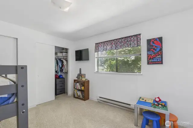 Another view of bedroom two.