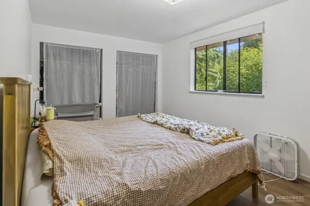 One of two bedrooms.