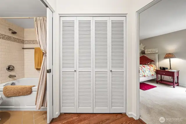 Huge closet in entry