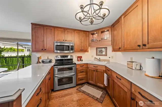 Remodeled kitchen