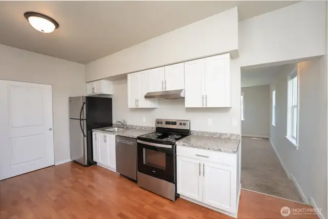 Upper floor kitchen