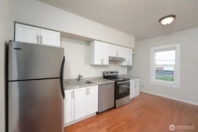 Upper floor kitchen
