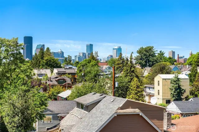 A glimpse of Downtown Seattle.