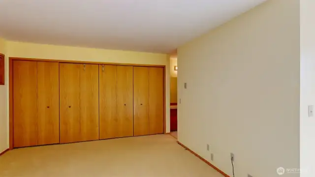 Primary full length closet!