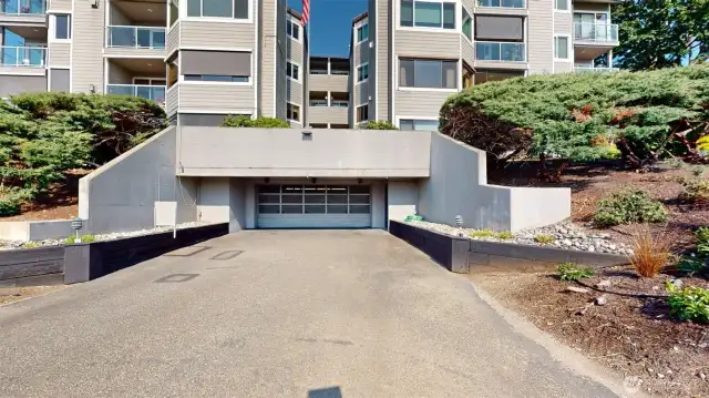 Secure parking garage