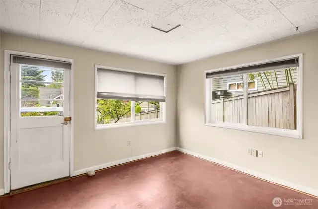 Lower level apartment