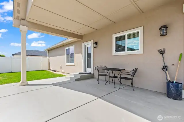 Back patio