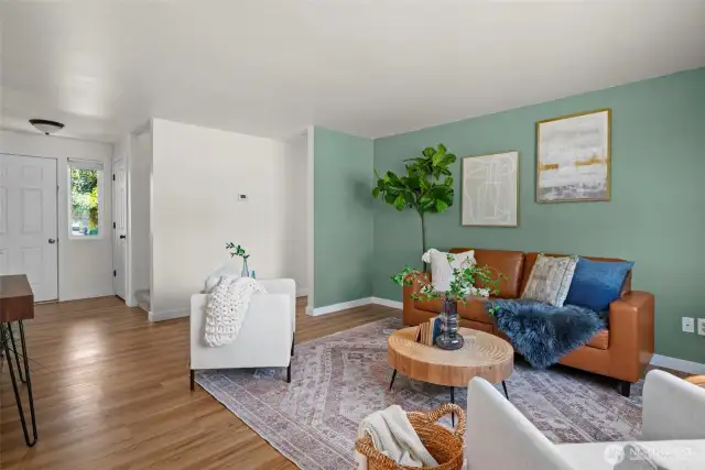 All new doors, trim hardware & fresh paint throughout the home gives the home an updated look!