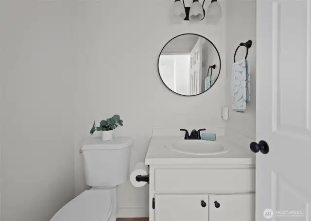 Main floor powder bathroom