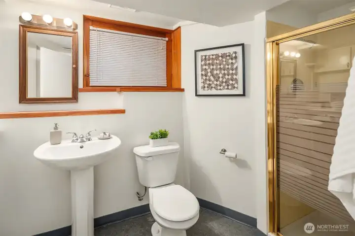 Lower floor bathroom