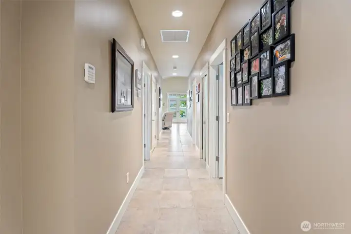 Beautiful entry- TILE...NO carpet in this home!