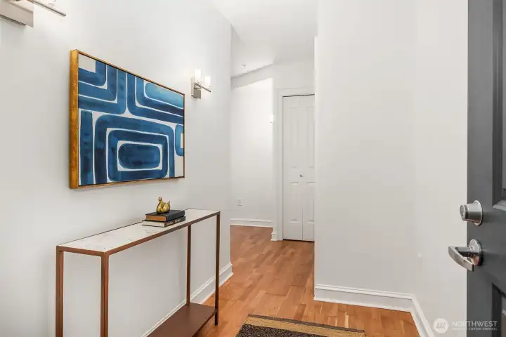 Entry hall to #801.