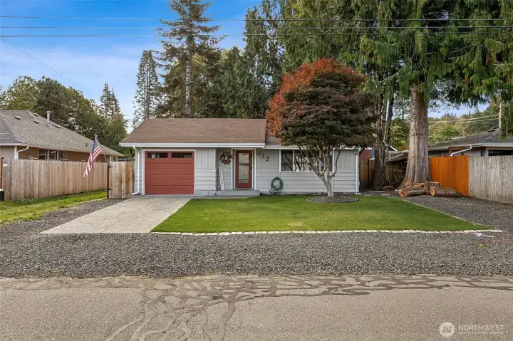Newly painted exterior, full renovated yard front and back
