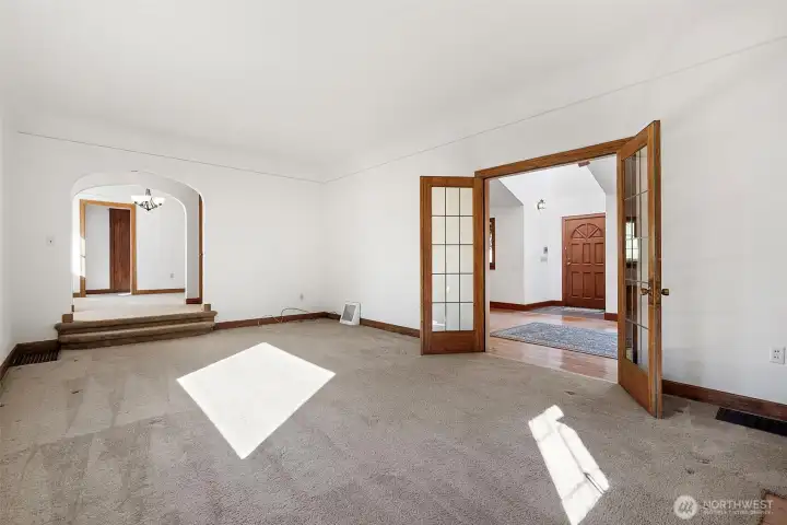 Hardwood under carpets