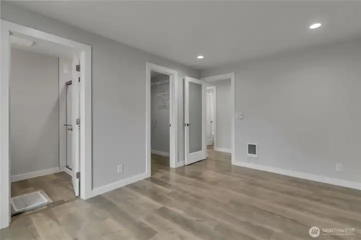 Primary Bedroom with attached 3/4 bath