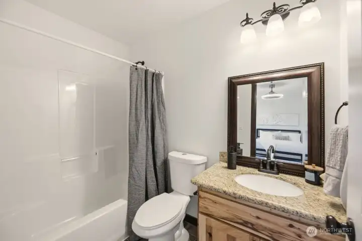 Private bath off bedroom
