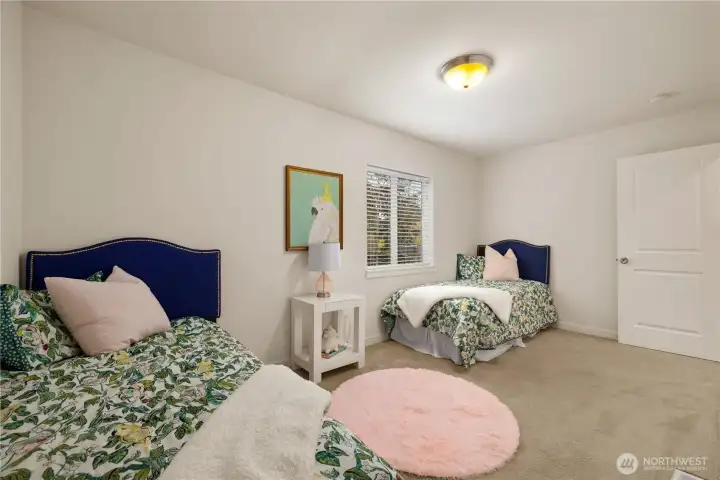 Second room on the upper level. New paint.