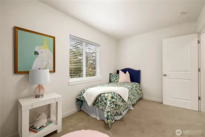 Second room on the upper level. New paint.