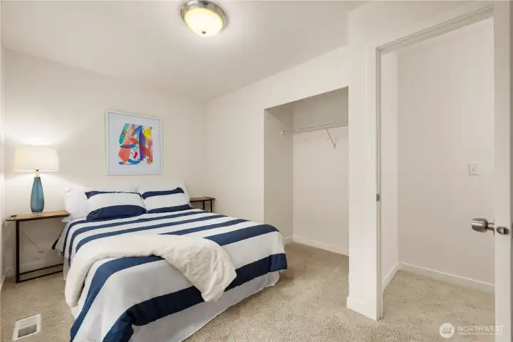 Third bedroom upstairs. Fresh paint.