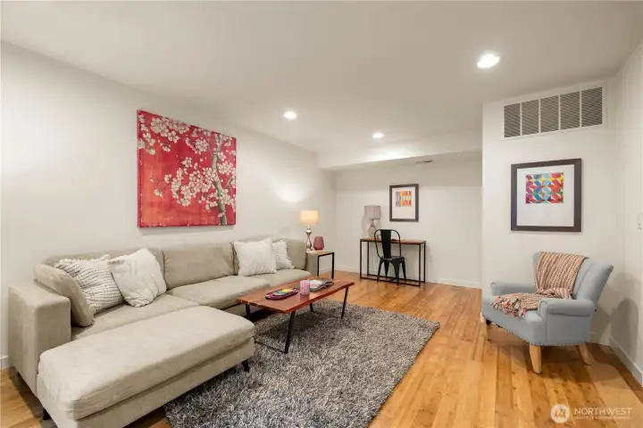 Plenty of room and privacy on the lower level.