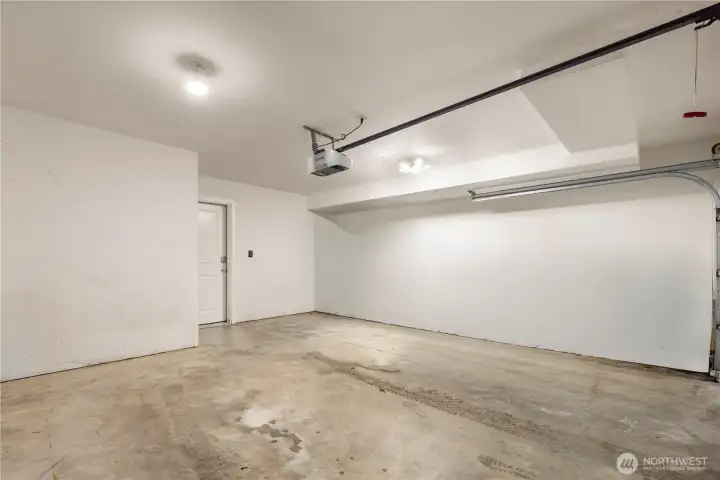 Photoshopped to show garage empty.