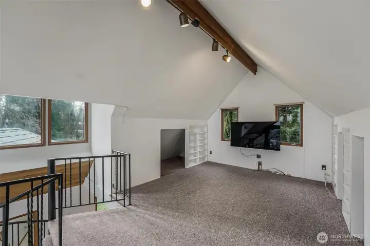 Spacious with lots of storage.