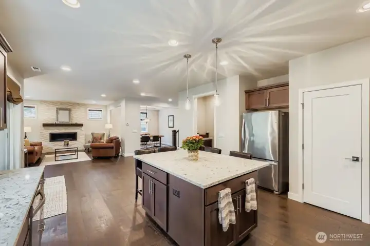 open to the great room