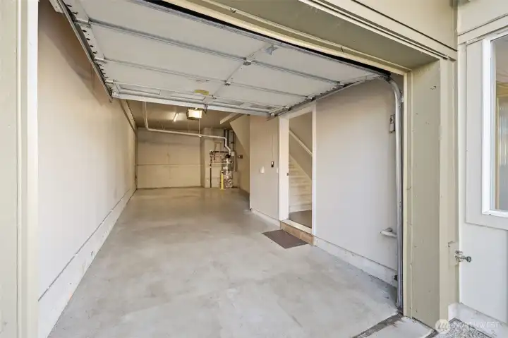 Spacious Tandem Garage w/ Storage Space