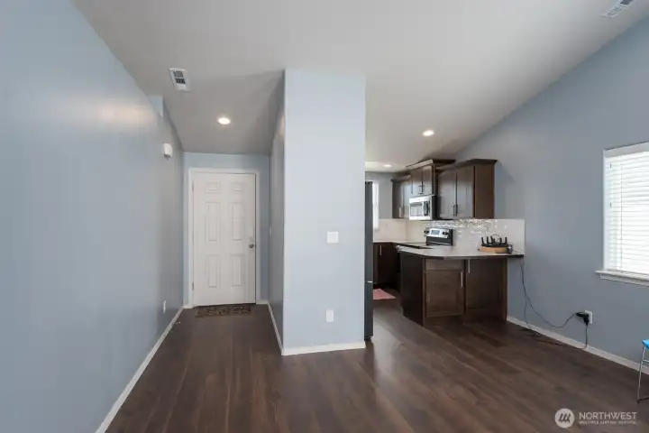 Owners Painted themselves, you won't find this color available with new construction!