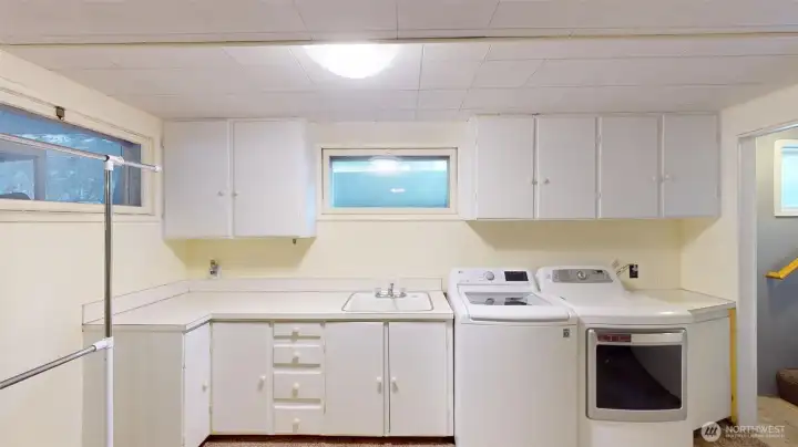 Basement Laundry Area