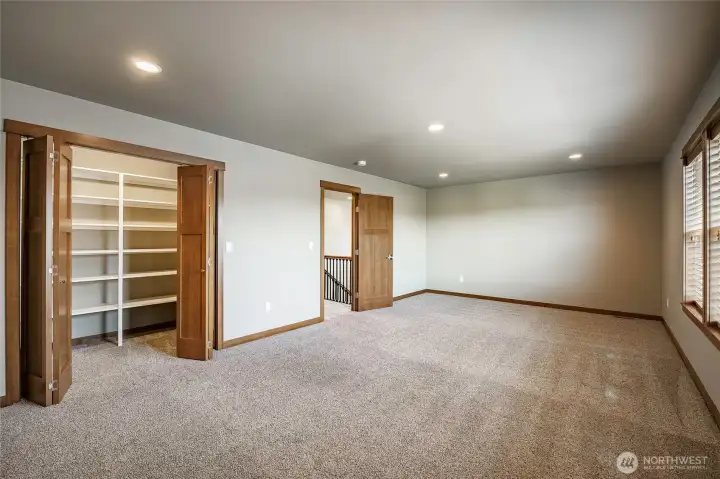 Huge bonus room with walk-in closet. Would be a great media room or guest area. Huge bonus room with walk-in closet. Would be a great media room or guest area.