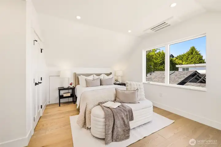 upstairs primary bedroom, big enough for a king bed upstairs primary bedroom, big enough for a king bed