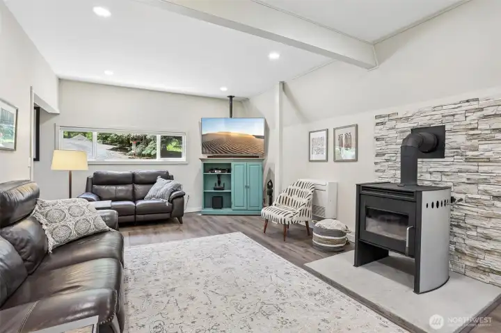 "Warm and inviting living space designed for everyday comfort and effortless entertaining."