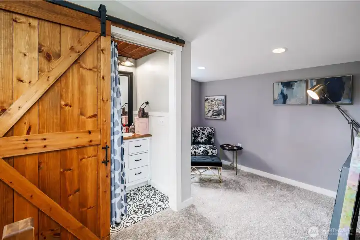 Loft and upstairs bath