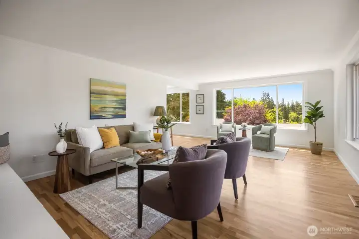 View from the front door. Look at these beautiful hardwood floors. View from the front door. Look at these beautiful hardwood floors.