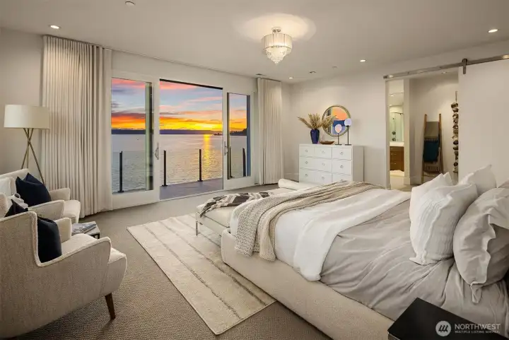 Ease into your day as you open the curtains and saunter to your spa-like bath.