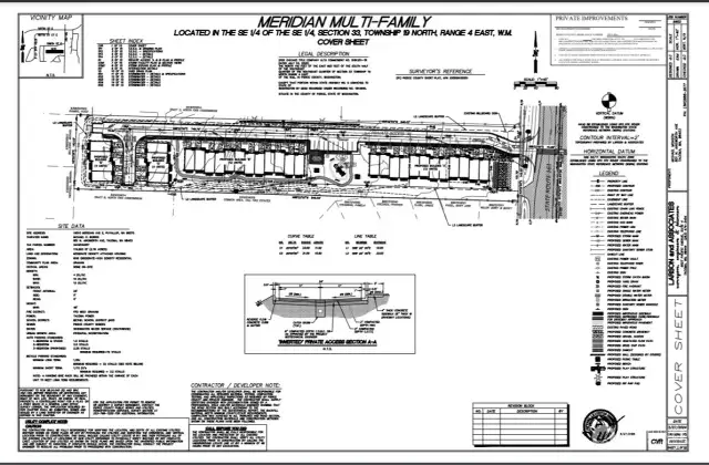 Drawings of proposed development