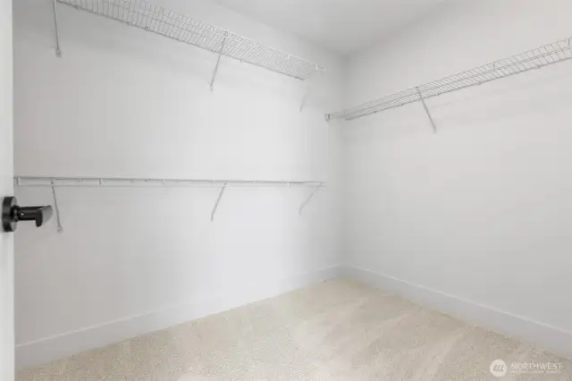 Primary closet