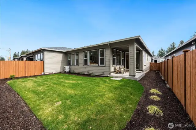 Landscaped Yard