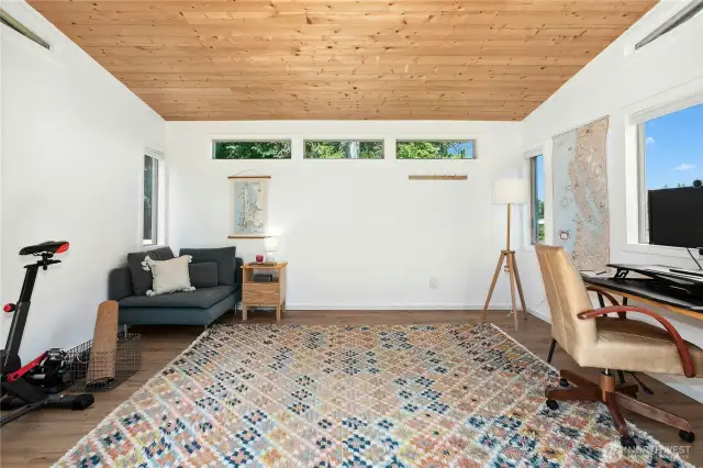 The bright Modern Studio retreat.