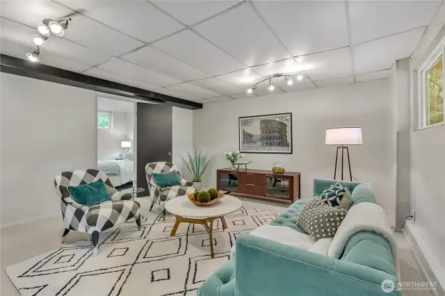 Lower level offering privacy with multi-generational living