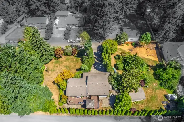 View from the back of the property