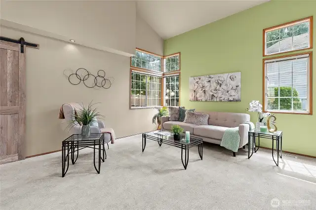 Great open floor plan!  This home feels so much larger than reported.