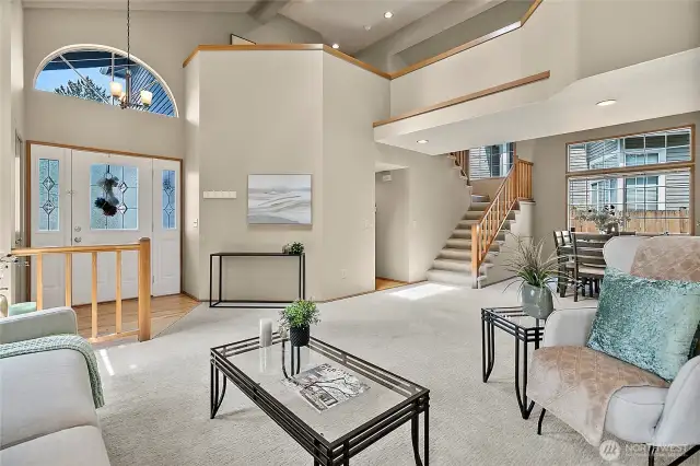 Cool off inside with new A/C!  Look at the fantastic entry way!