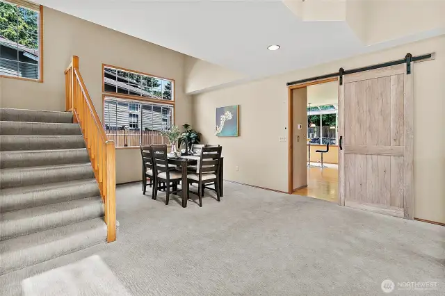 Open to formal dining